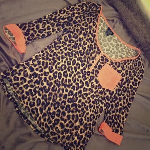 Cheetah print shirt